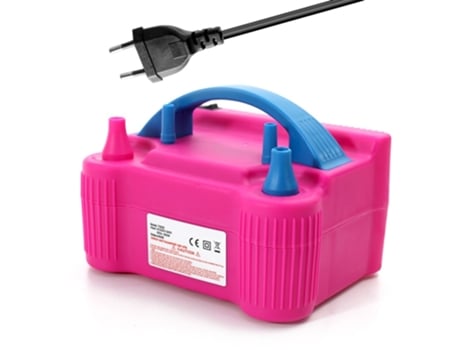 Soplador de aire eléctrico de alta potencia de 220V-240V, dos boquillas, bomba para inflar globos, herramienta inflable portátil rápida eu plug