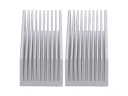 2026horizon-kit De Aletas De Enfriamiento De Aluminio Para Chips Electrónicos Cpu 100x40x30mm Con Adhesivo Térmico Conductivo 2 Piezas