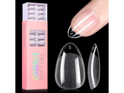 Paquete de 552 puntas de uñas - uñas de gel semimate para extensiones. NEVEANCE