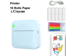 Mini impresora térmica Bluetooth de 200 ppp, sin tinta, para etiquetas, ideal para cumpleaños, Navidad, regalos, C1708 Digitallab