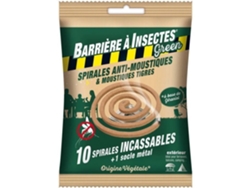 Espirales Anti Mosquito Verdes Barbiospir10n Bolsa De 10 Espirales Barriere A Insectes