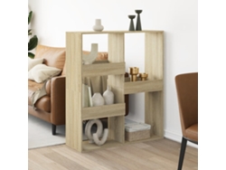Biombo Divisor | Biombo Separador | Separador De Ambientes Madera Roble Sonoma 100x33x115 Cm
