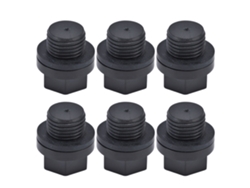 10 tapones de drenaje de goma para piscina, 1/4 pulg.