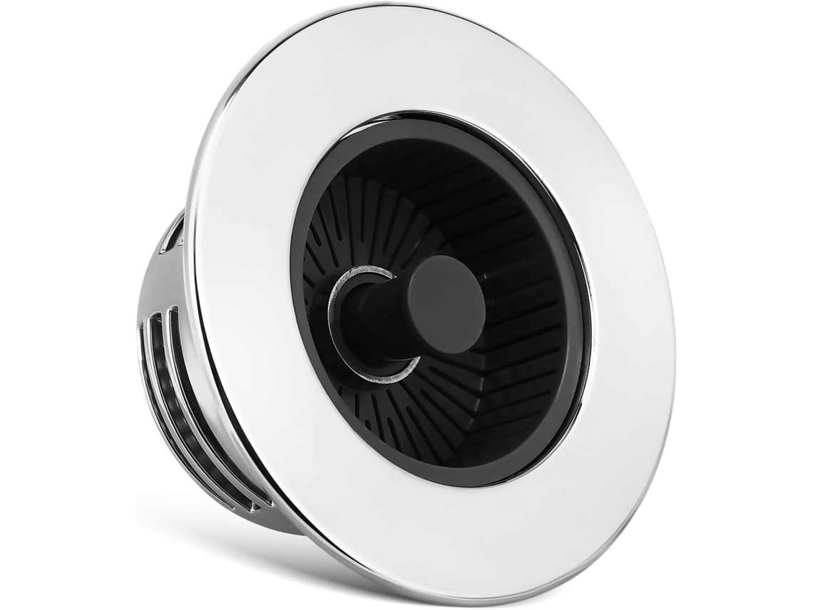 Colador De Fregadero De Acero Inoxidable Con Diseño De Presión Y Sellado.