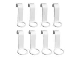 Gancho creativo multiusos resistente para colgar botellas, organizador de champú para baño y cocina.