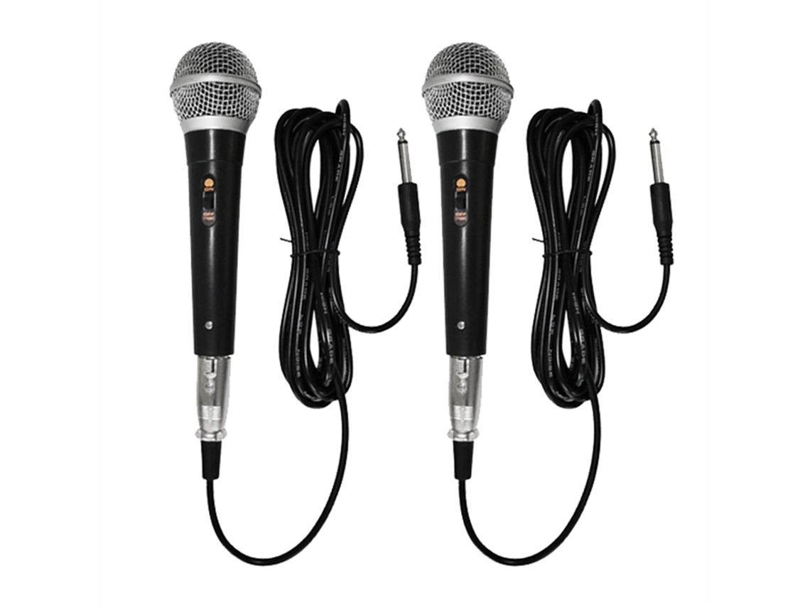 Micrófono profesional con cable para karaoke, dinámico y con sonido nítido, ideal para presentaciones musicales. Mdug