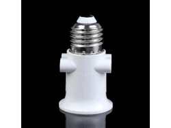 Rebe-adaptador De Base De Lámpara E27 A Enchufe Eu Con Voltaje Ac100-240v Para Hogar Y Estudio Fotográfico