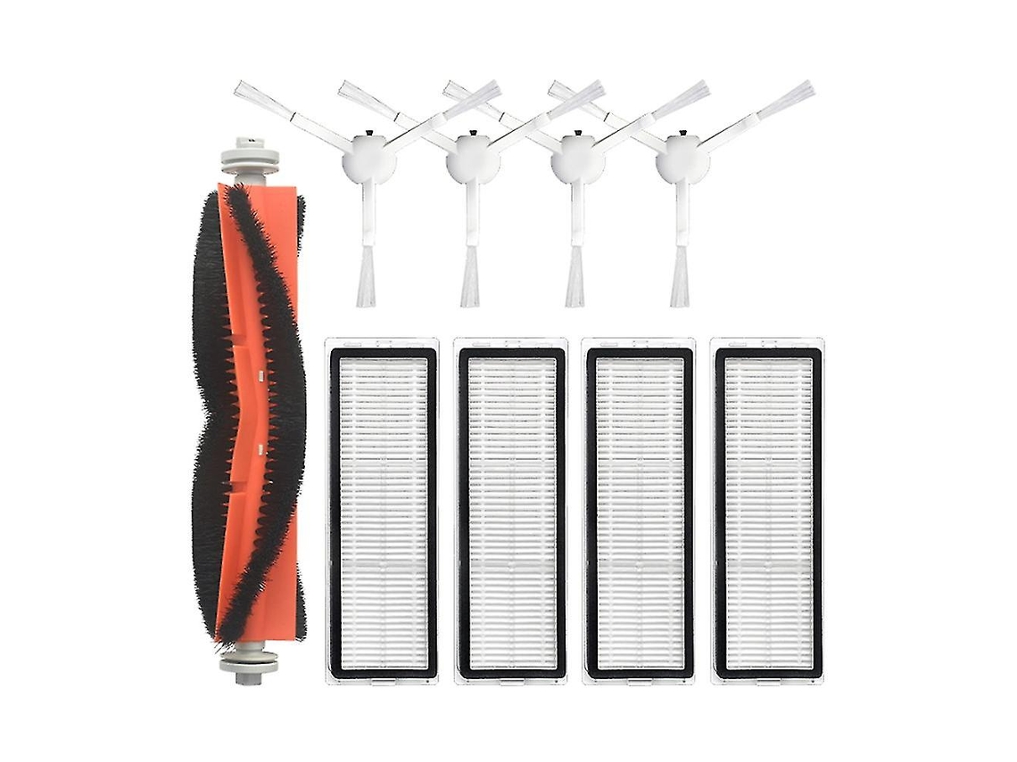 Kit de accesorios de 9 piezas para Xiaomi Mijia, cepillo principal, cepillo lateral, filtro HEPA