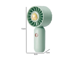 Ventilador inalámbrico portátil con carga USB para el hogar y el escritorio.
