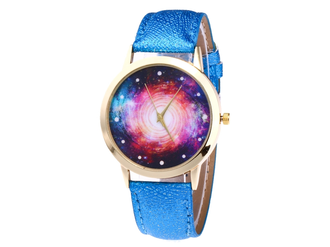 Reloj De Pulsera De Cuarzo Con Correa De Cuero Sencilla Y Elegante (rosa Claro)