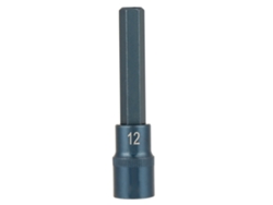 Adaptador de Soquete Hexagonal para Chave Elétrica 1/2'' 100mm Aço S2
