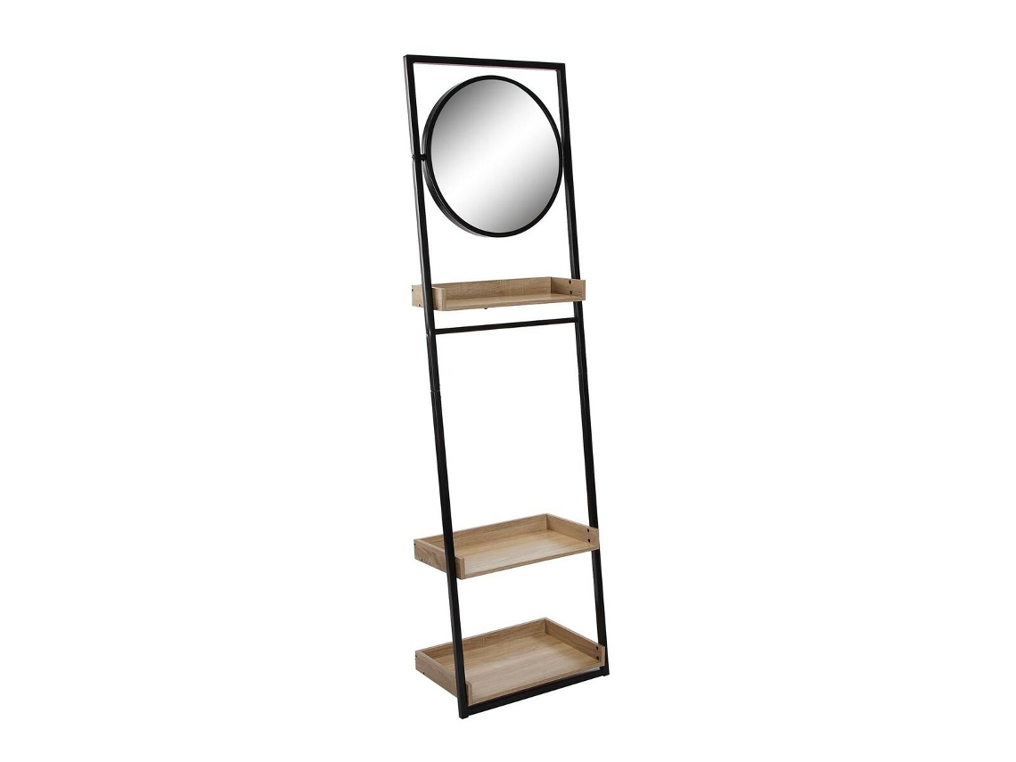 Estantería de Baño VERSA Espejo Madera MDF 30,5 x 180 x 52 cm