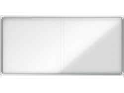 Vitrina NOBO Puerta Corredera (27xA4 - Aluminio - Magnético: Sí)