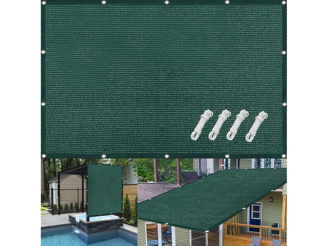 65 X 670 Cm, Mampara Privacidad, Hdpe, Resistente Al Viento, Para Balcón, Jardín