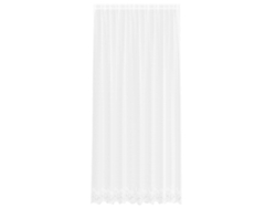 Maison Exclusive - Cortina De Encaje Con Cortinas Floral 280 X 200 Cm Poliéster
