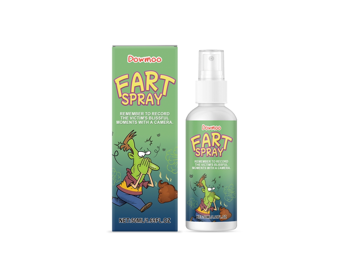 Spray perfumado eliminador de olores de flatulencias