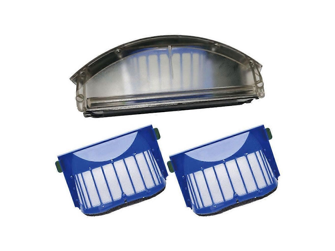 Caja recolectora de polvo con filtro para aspiradoras iRobot Roomba 510, 520, 528, 536, 552, 564, 595, 610, 615, 620, 625, 630 y 635.