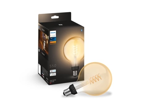 Lámpara PHILIPS Hue G125 E27 (Filamento Globo)