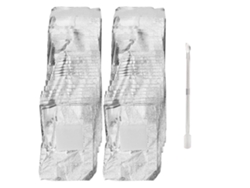 Folios De Quitapolvos Para Gel Soak Off Com Empurrador De Cutículas Para Manicura