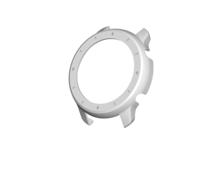 Parachoques de TPU para Huami Amazfit GTR 47mm - plata