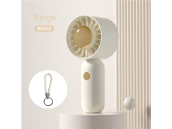 (blanco) Mini Ventilador De Mano, 3 Velocidades De Viento, Batería Recargable De 507 Mah, Te Mantiene Fresco Este Verano.
