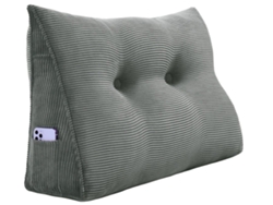 Cojín VERCART Gris 60x20x50 cm