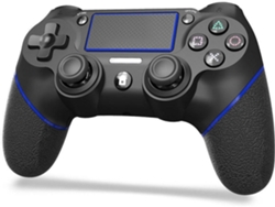 Controlador para PS4, controlador inalámbrico para PS4 / Pro / Slim / PC, con controlador de gamepad de seis ejes de vibración dual, auricul