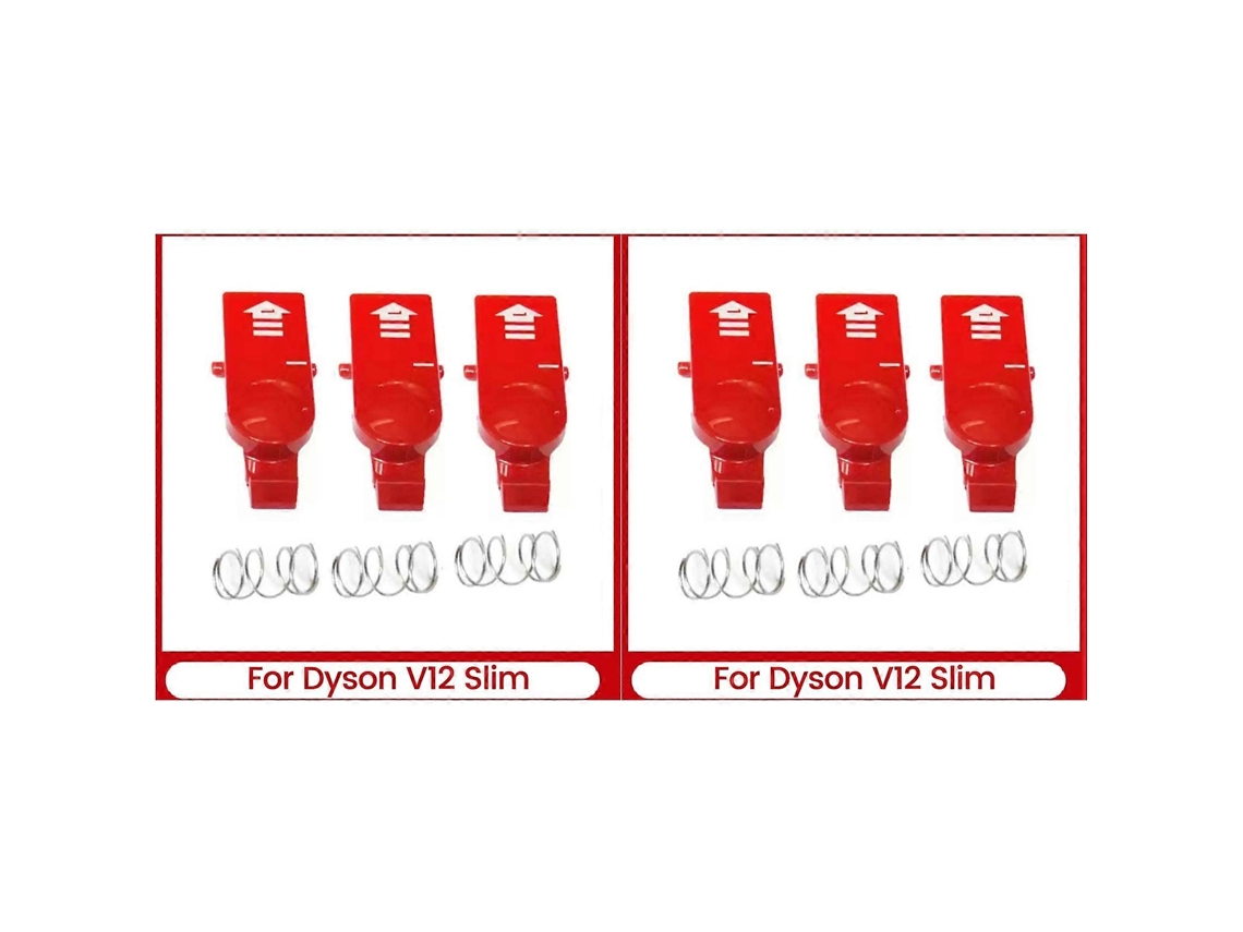 Clip Latch Tab Button For V12 Slim Vacuum Cleaner Parts Replacement Water Tank Button Snap With Spring 6pcs