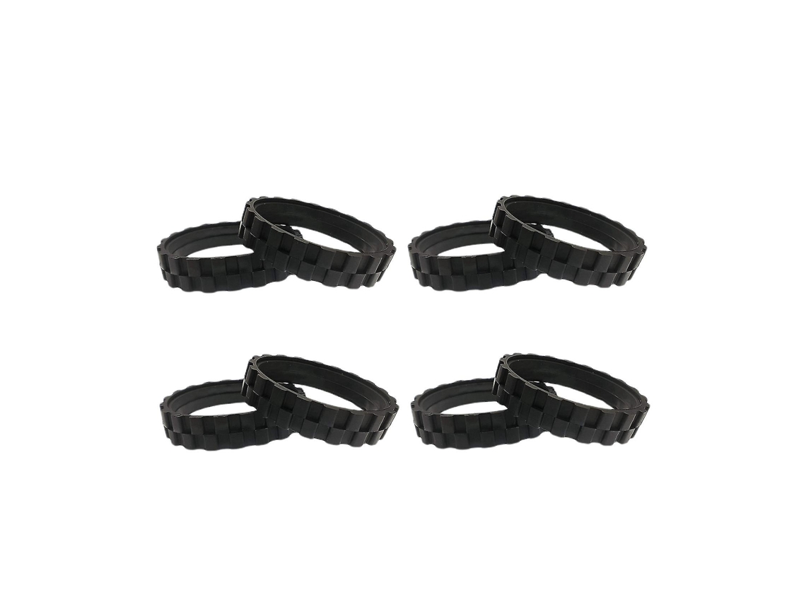 8 piezas de fundas para neumáticos compatibles con ruedas de las series Irobot Roomba 500, 600, 700, 800 y 900.