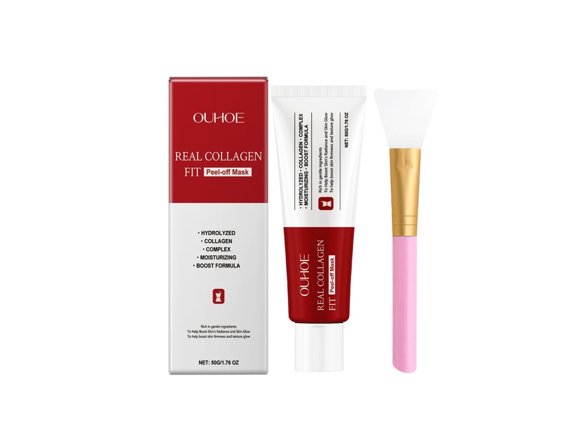 Mascarilla peel-off de colágeno para una piel sana