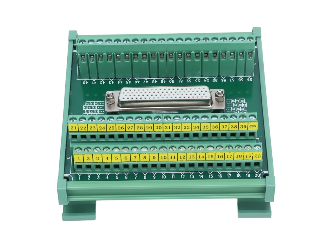 Yncm2026-módulo De Distribución Adaptador De Terminal Block Con Conector Hembra Para Cable 14‑26awg Dc 60v Db78‑m7