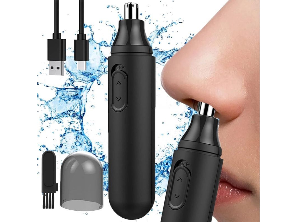 Recortadora De Vello Nasal Y De Orejas Recargable Para Hombres Y Mujeres, Indolora, Eléctrica Usb, Para El Cuidado Nasal.