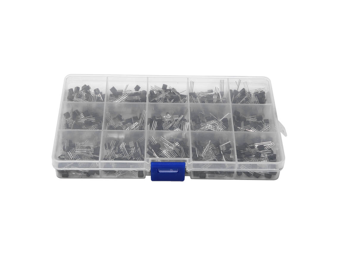 Kit De 600 Transistores De Propósito Geral To-92 Npn Pnp 2n2222 2n3906 C945 Retos Inseríveis