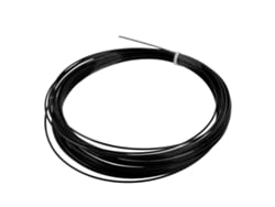 Linha De Tênis Hex Profissional Resistente À Desgaste 12m/39.4ft Preta Fibra De Poliéster