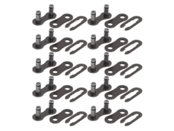 Cadena de eslabón maestro 410 para bicicletas, motocicletas, vehículos todo terreno y bicicletas de montaña. Conector de cadena de acero.