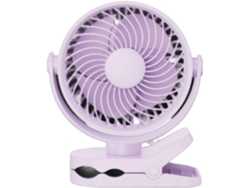 Ventilador De Mesa Portátil Con Clip Ventilador Multifuncional Recargable Cuatro Velocidades Portátil