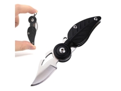 Cortador Mini De Acero Inoxidable Llavero Portátil Compacto Plegable Para Sobrevivencia Hombres Mujeres