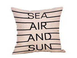 Rebe-set De 2 Fundas De Almohada Geométricas 45x45 Cm Para Oficina Coche Hogar Lino Cómodo