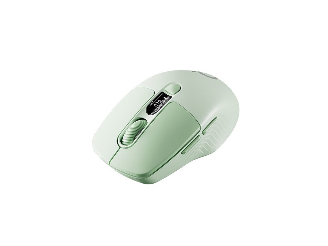 Ratón YIZHOOD Inalámbrico Modo Dual Pantalla Oficina Silenciosa 3 Velocidades Dpi Sueño Inteligente Apariencia De Alto Valor Agarre Cómodo Verde