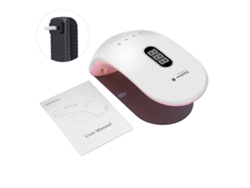 Lámpara Secadora De Uñas Uvled Con Sensor Inteligente Y Herramientas Para Decoración De Uñas