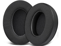 Almohadilla Para Auriculares Hyperx Cloud 1/2/pro/core/alpha/alpha S/flight/stinger/mix/cloudx/cloudx Chat Negro Saisiyiky