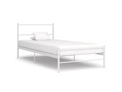 Estructura de cama VIDAXL Blanco Metal (100x200 cm)