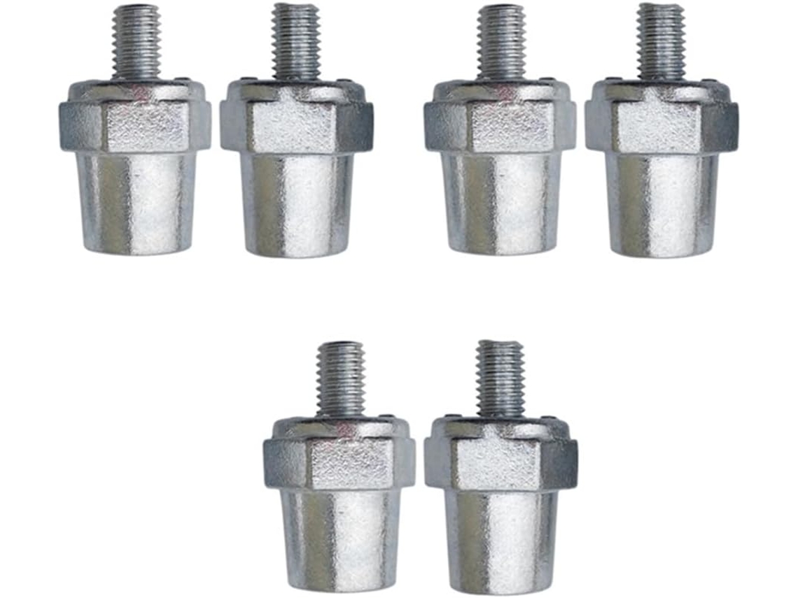 3 Pares De Conectores De Carga De Aleación Para El Lado De La Batería, De 8 Mm, Positivos (+) O Negativos ( ).