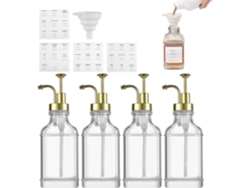 Dispensador de jarabe de café transparente, dispensador de jarabe para restaurantes, botella transparente C Slowmoose