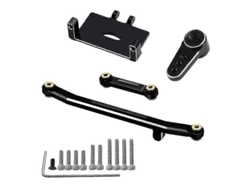 2026-pieza De Repuesto De Metal Para Axial Scx24 1/24 Rc Crawler: Brazo Y Barra De Dirección Compatible Con Servo Es08ma Ii