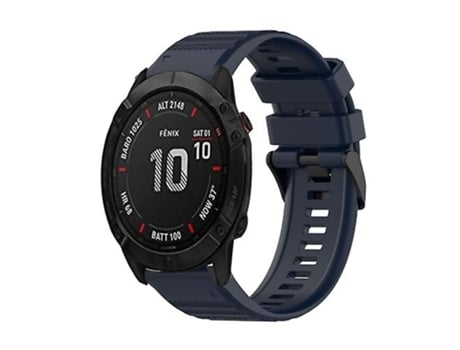 Correa Smartwatch Para Garmin Fenix 6X Pro 26Mm Azul Marino VENISYMLIS