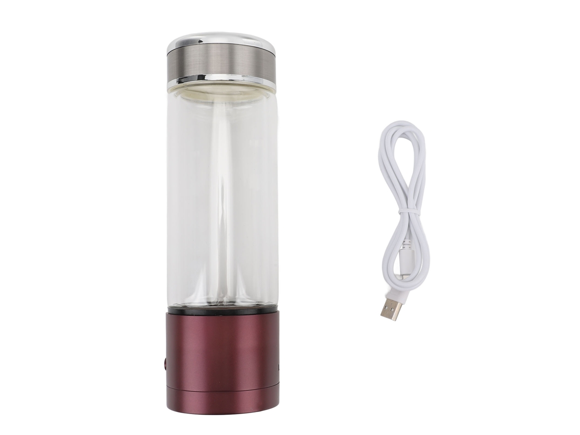 Botella De Agua Rica En Hidrógeno De 1200 Ppb Y 350 Ml, Generador Portátil Para Uso Diario, Oficina, Hogar, Apto Para Vidrio.
