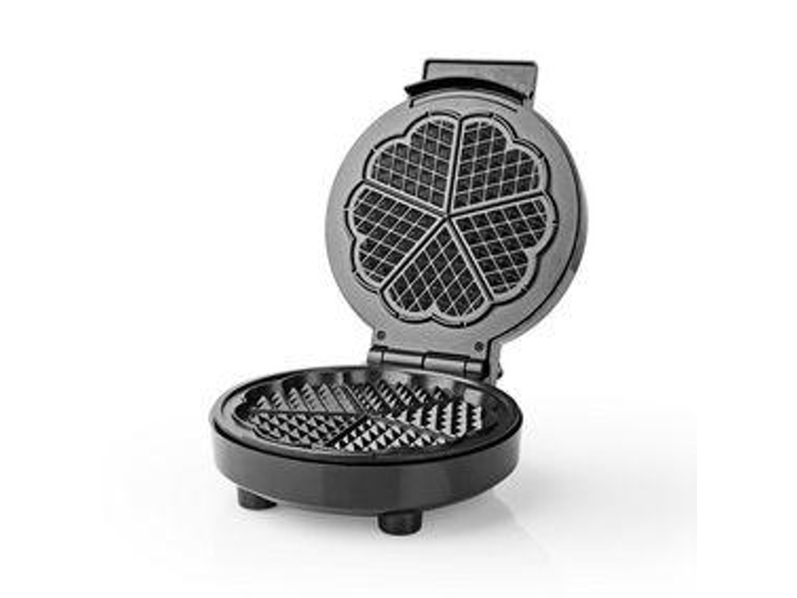 Nedis Kawp100Bk Gofrera 1 Gofrera 1000 W Negro Plata