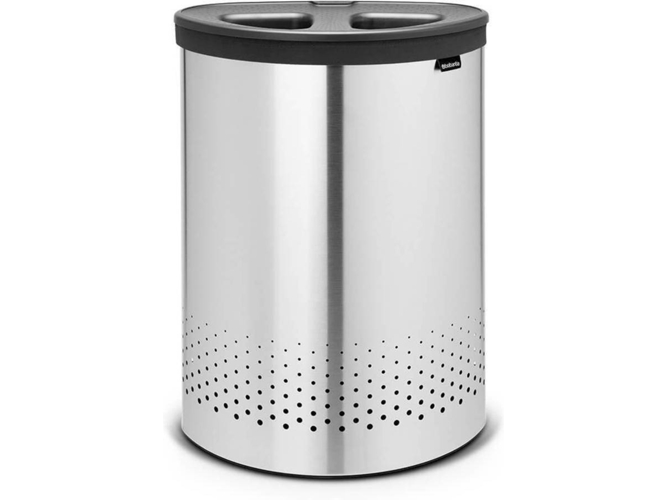 Cesta de Ropa BRABANTIA 105029 Inox (Mate - 3,65 kg - 45 x 29 x 63 cm - Garantía: 10 Años)