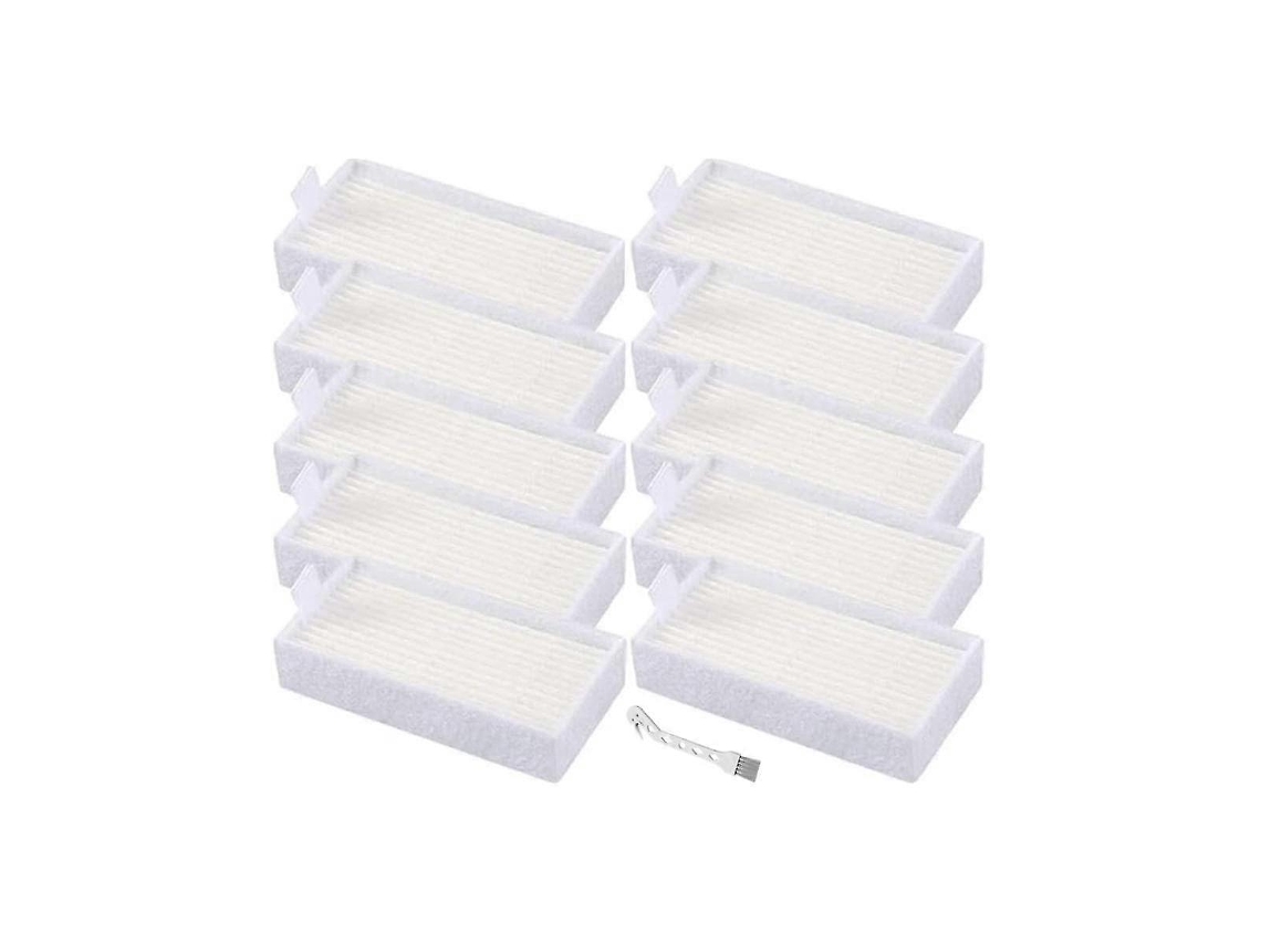 10 filtros HEPA de repuesto para aspiradora robótica V3s, V3s Pro, V5 y V5s Pro.